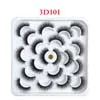 3D101 10 пар 3D искусственная ресницы из меха норки ручной работы Пернатые расклешенные натуральные длинные накладные ресницы толстый крест расширение Красота Макияж - Цвет: 3D101