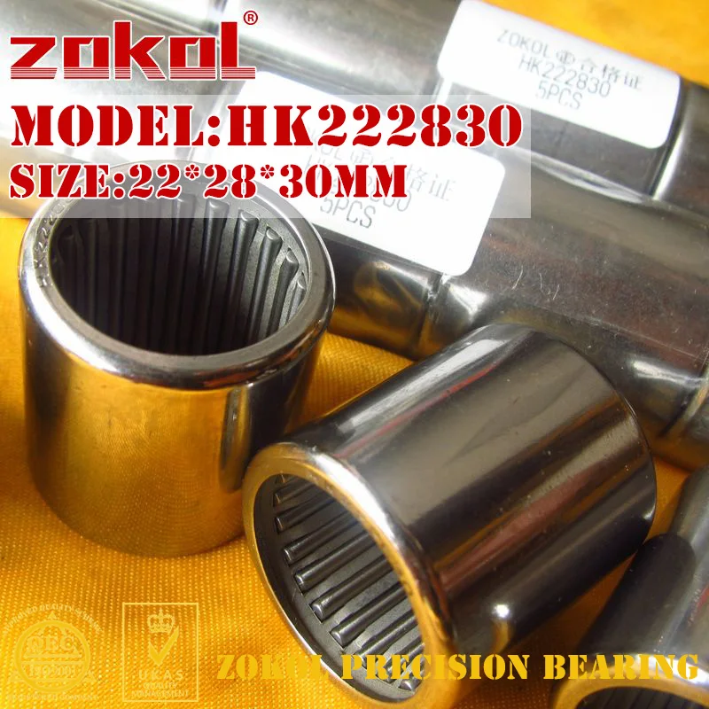 Zokol подшипник HK222830 игольчатый 22*28*30 мм|bearing bearing|bearing roller bearingbearing needle |