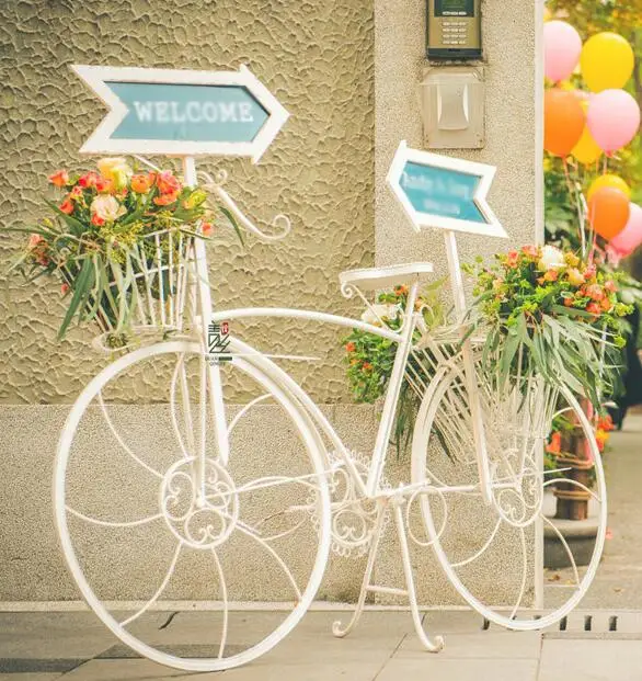 Новый свадебный реквизит железное украшение для велосипеда Витрины Магазина