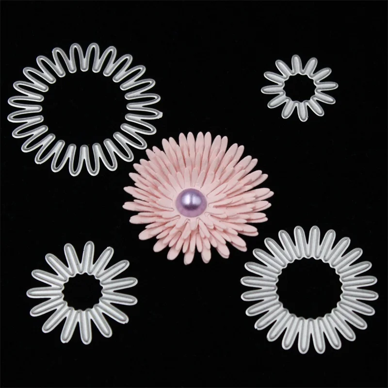 KSCRAFT милые цветы металлические трафареты для сделай сам Скрапбукинг/фотоальбом