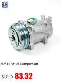 505 Санден компрессор SD505 5H09 12 V/24 V A2 клиновой ремень 125 мм шкив Трактор Экскаватор Heavy Duty Truck пикап Sanden 505 Универсальный