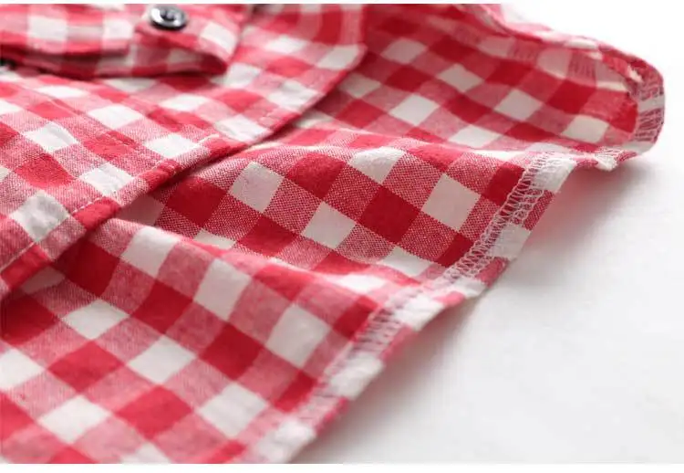 

R&Z children's shirt 2019 spring and autumn new girls fashion plaid shirt children's cotton long-sleeved shirt