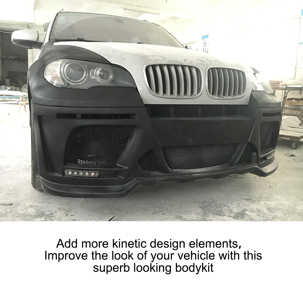 Комплект кузова автомобиля комплект бампера для BMW X5 E70 4-Door 2007-2013 FRP Black |
