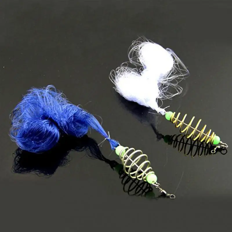 Медная пружинная рыболовная сеть маленькая сетка светящиеся бусины вертлюжные