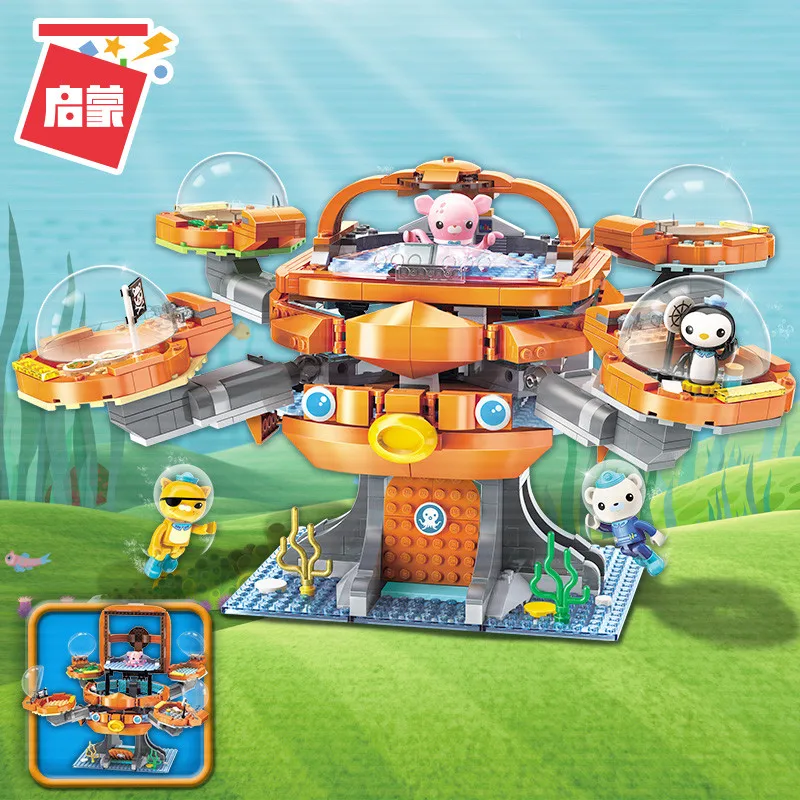 Octonauts строительные блоки GUP S полярное исследование автомобилей Barnacles kwazii