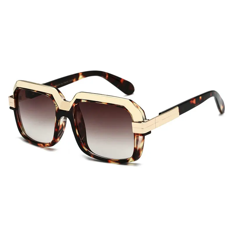 Мужские и женские солнцезащитные очки FML квадратные черного цвета в летнем стиле