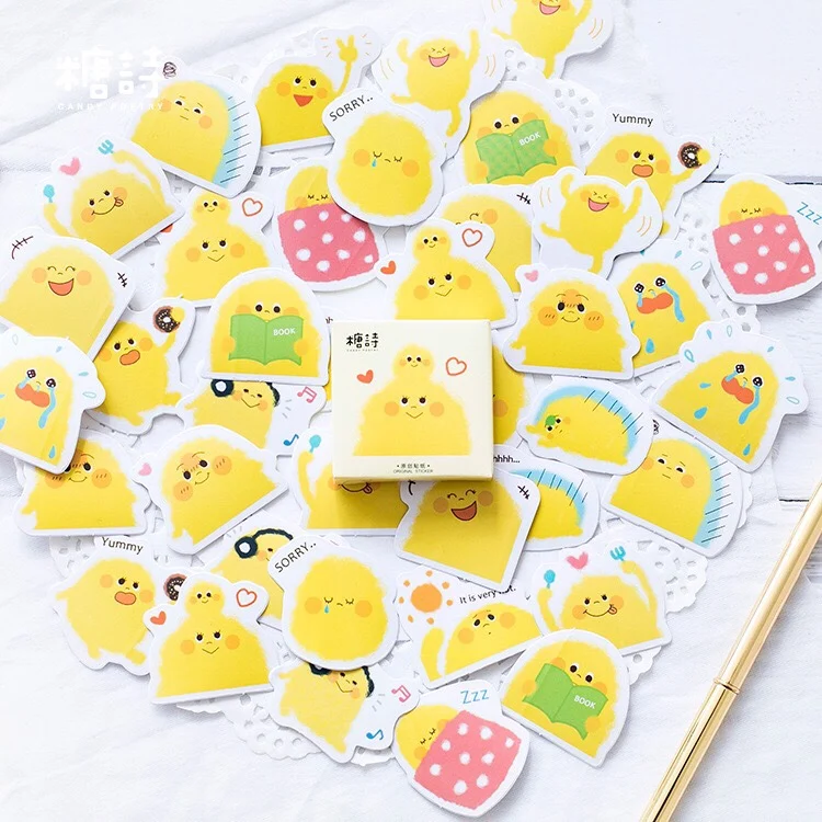 45 шт деко Скрапбукинг Дневник для ежедневника Kawaii Пингвин стикеры Abums тег