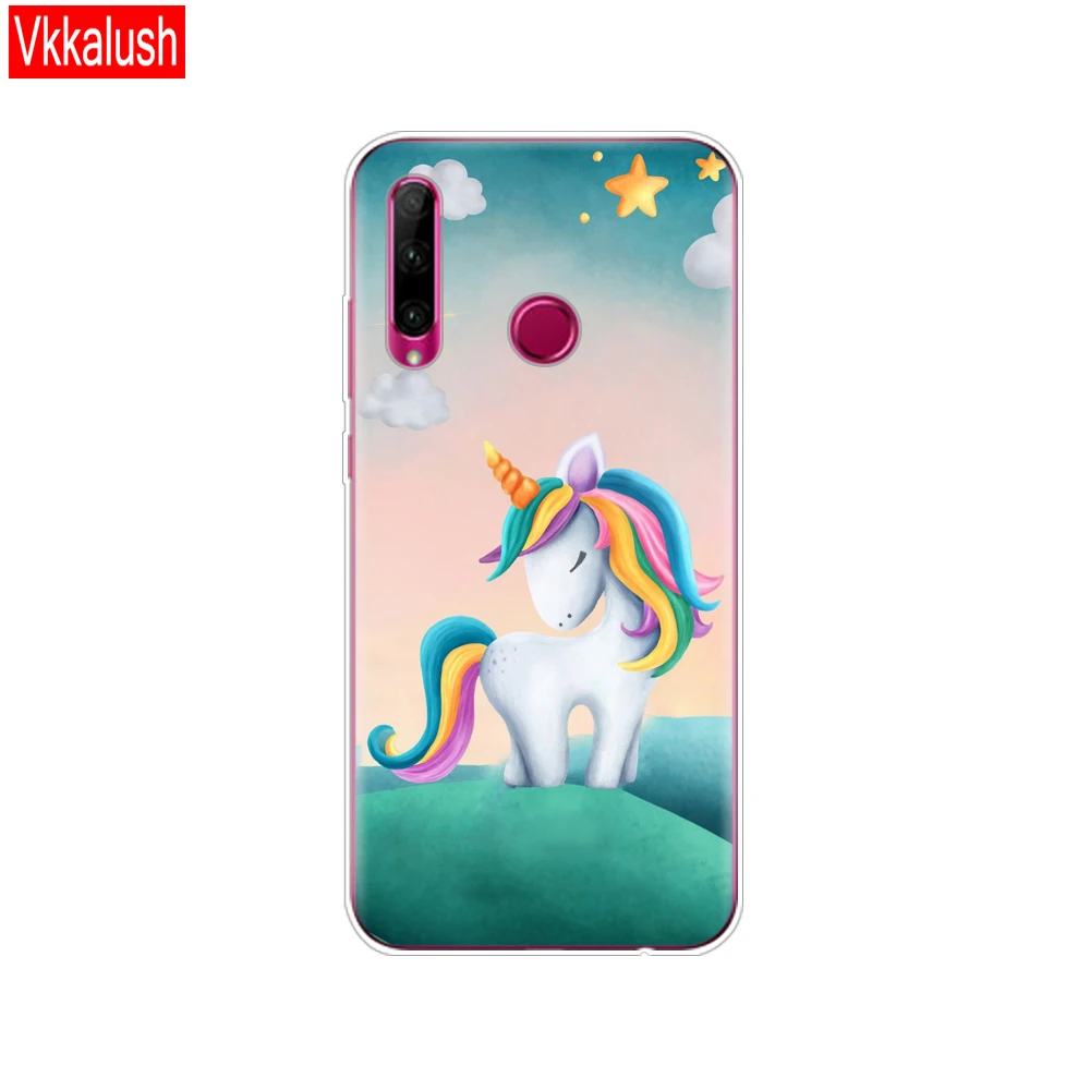 80007 Honor 10i чехол Honor 10i HRY-LX1T чехол Силиконовый ТПУ задняя крышка чехол для телефона для huawei Honor 10i Honor10i 10 I 6,21 дюймов - Цвет: 80007