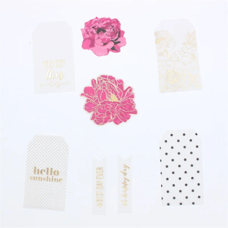 YPP CRAFT 38 шт. Hello Sunshine Vellum бумажные высечки для скрапбукинга Happy planner/Создание