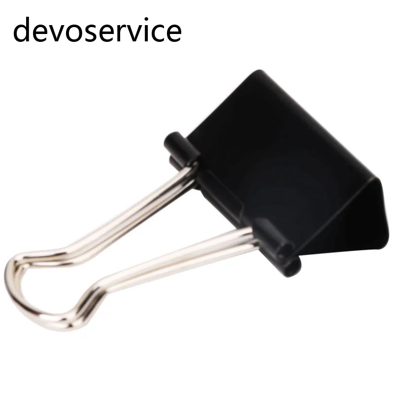 Металлические зажимы для бумаги школьные принадлежности канцелярские товары