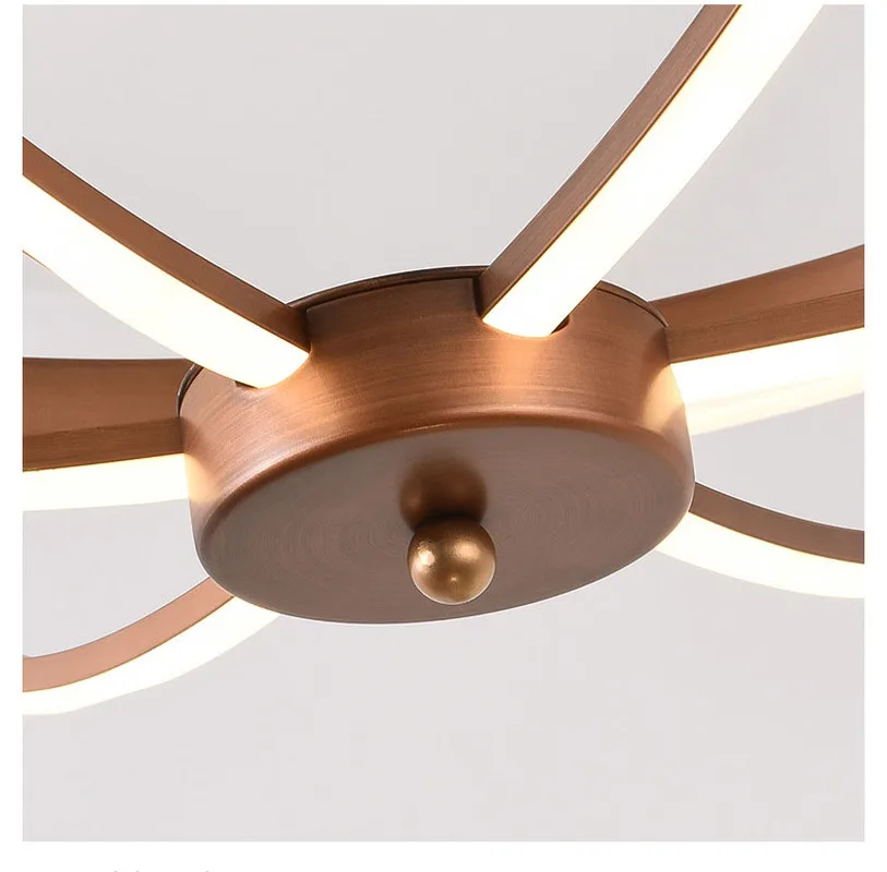 Светодиодный потолочный вентилятор светильник для ресторана спальни