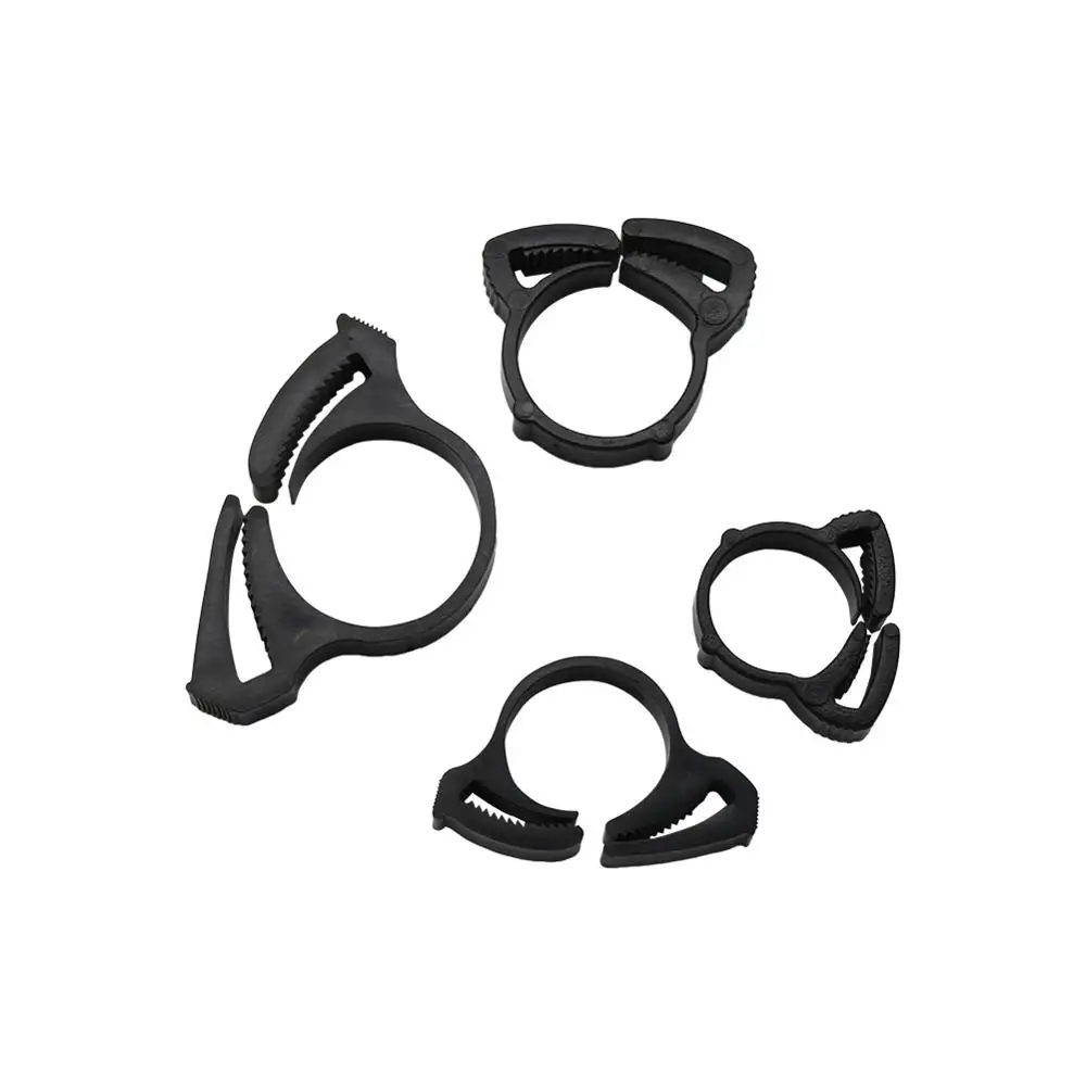 Пряжки Пластиковые регулируемые для соединения шлангов, 8 шт., DN16, DN17, DN20, DN25, трубный зажим фиксированных зажимов