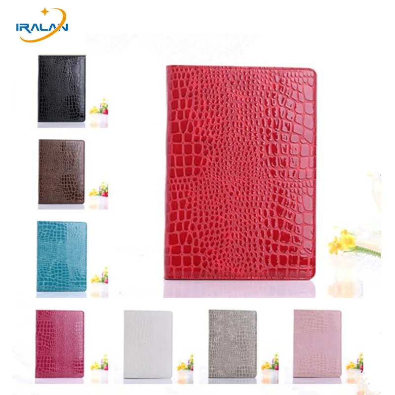 Модный кожаный чехол книжка с рисунком крокодила 2018 подставкой для Apple iPad Air 1 5 +