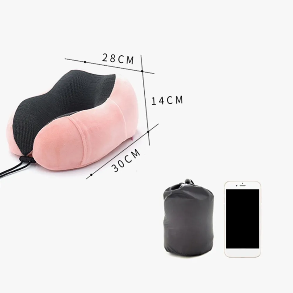 Прямая поставка u-образные подушки для шеи из пены с памятью мягкие медленно