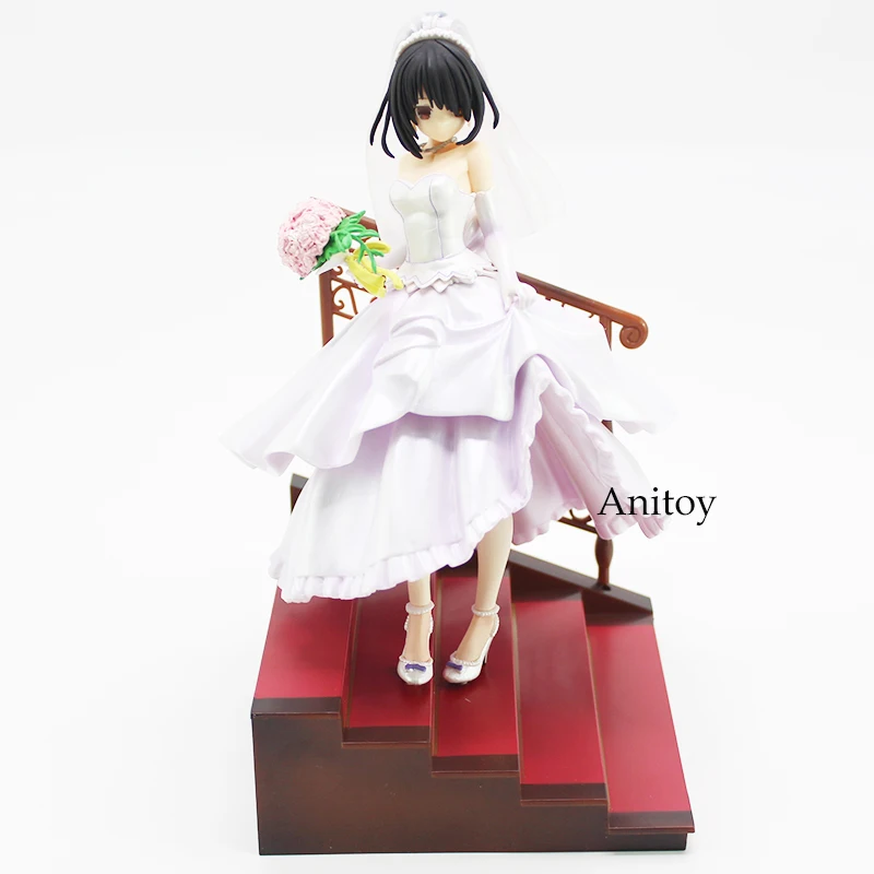 Дата живой свадьбы Tokisaki Kurumi Ver. 1/7 Масштаб ПВХ фигурка Коллекционная модель игрушки 21 см