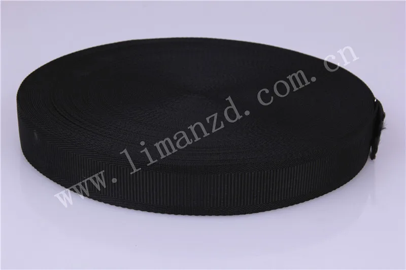 38 мм черная нейлоновая тесьма liman оптовая продажа с фабрики|black nylon webbing|nylon webbingwebbing