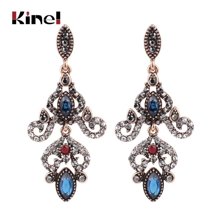 Женские длинные серьги Kinel винтажные на свадебную вечеринку|earrings for|dropping earrings for