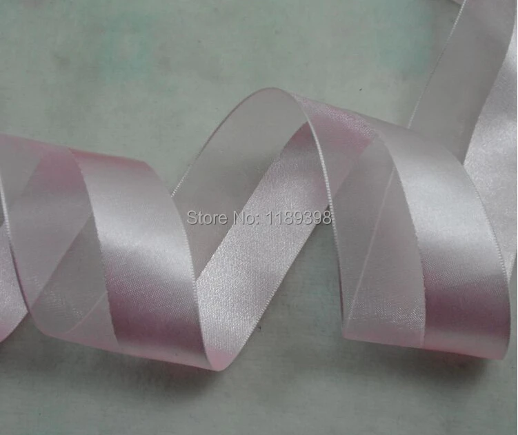 Бесплатная доставка 38 мм 1 5 дюйма широкая полупрозрачная половина атласная лента