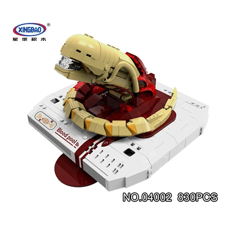 XINGBAO 04002 830 шт подлинные креативные MOC серии инопланетянин набор образовательных строительных блоков Кирпичи игрушки модель