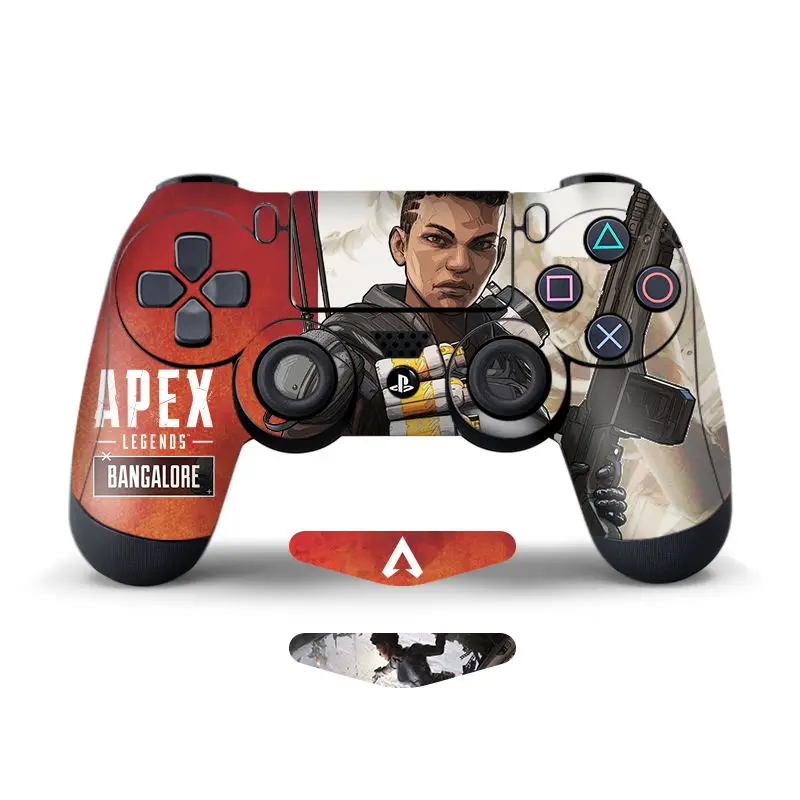 A Данные лягушки наклейки на геймпады для ApexLegends джойстик скины для sony Playstation 4 контроллер для PS4 Slim Pro наклейки аксессуары - Цвет: A