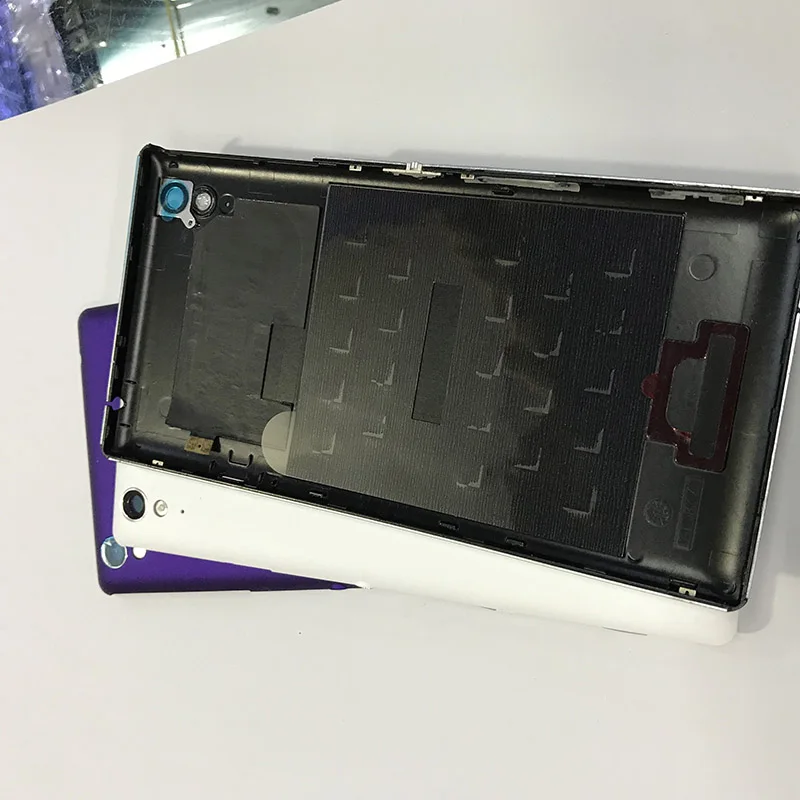 5 3 дюйма для Sony Xperia T3 D5102 D5103 D5106 M50W задняя крышка чехол Батарейная дверь черный
