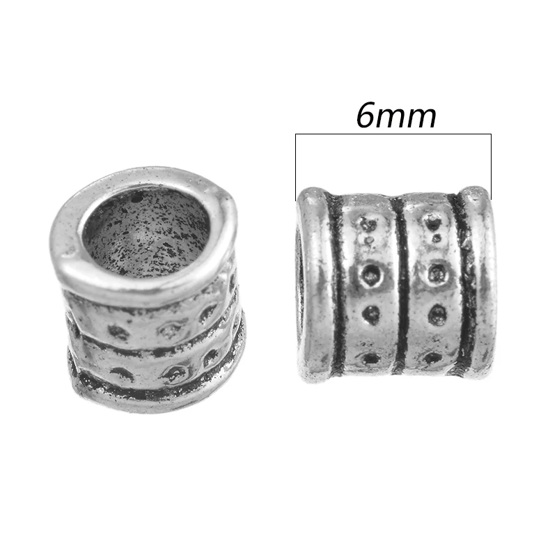 6x6mm 80pcs Новые бусины для изготовления ювелирных изделий Полые бусины-бабочки DIY ювелирные изделия античные посеребренные металлические бусины DIY подарок 17,5x9 мм 50 шт - Цвет: 6x6mm 80pcs