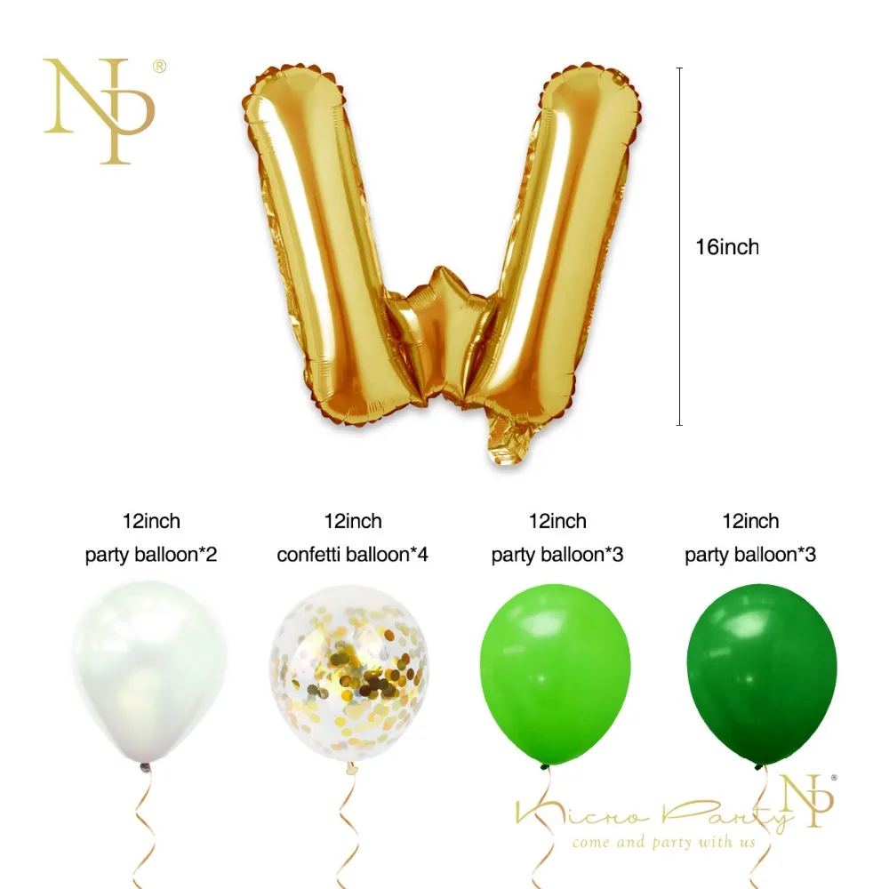 Nicro 35 шт./компл. золото GreenWild одного ребенка для маленьких мальчиков девушка джунгли День рождения украшения дома декор DIY# Set66