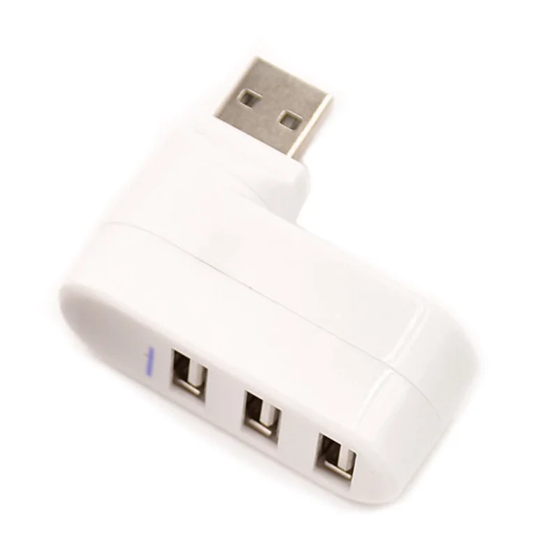 Высокое качество для ноутбука концентратор компьютера USB Поворотный сплиттер