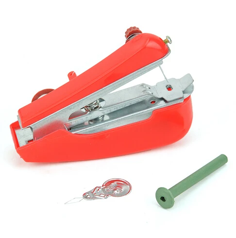 Горячая Новинка Мини Портативная ручная швейная машина для одежды и тканей