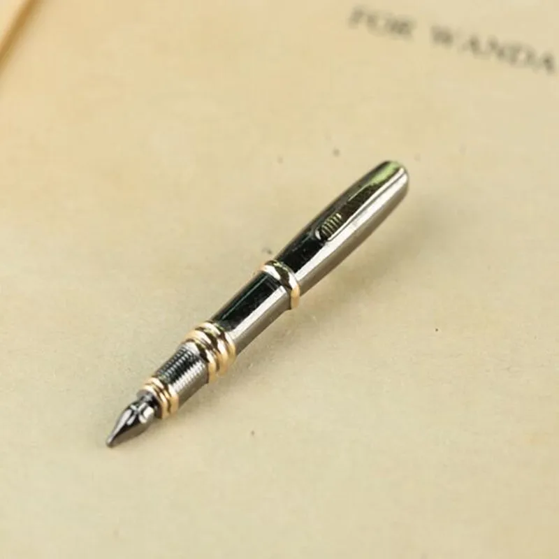 Bovvsky модная металлическая черная и серая брошь в форме ручки классическая