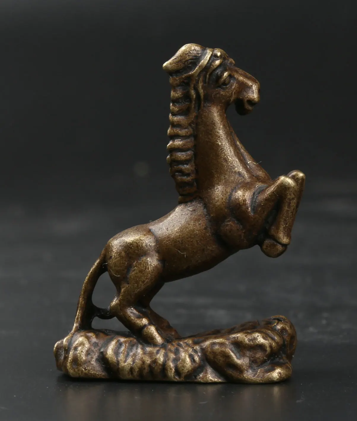 Коллекция редких китайских небольших бронзовых изысканных животных 49 мм/1 9 дюйма