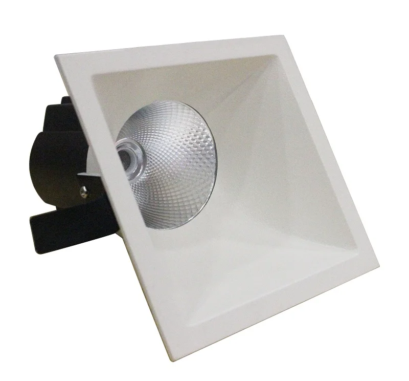 

Eco-friendly Anti-glare LED Oblique LED Downlight Commercial Square Lamp for special illumination purpose