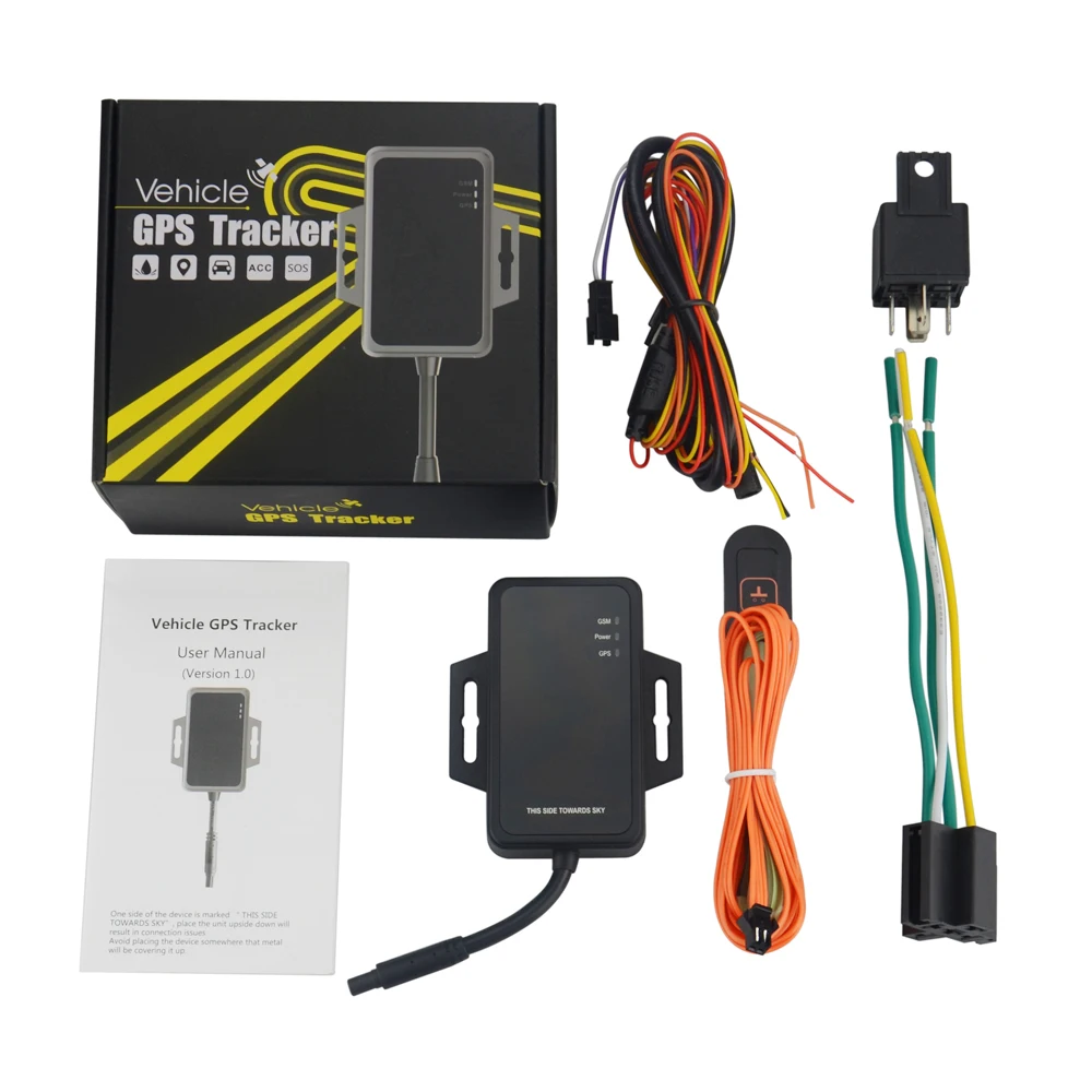 with box Concox gps-трекер мотоцикла GT08 9-90 в трекер автомобиля gsm gps-определитель местоположения водонепроницаемый автомобиль отрезать масло шок сигнализация с сигналом с SOS - Цвет: with box
