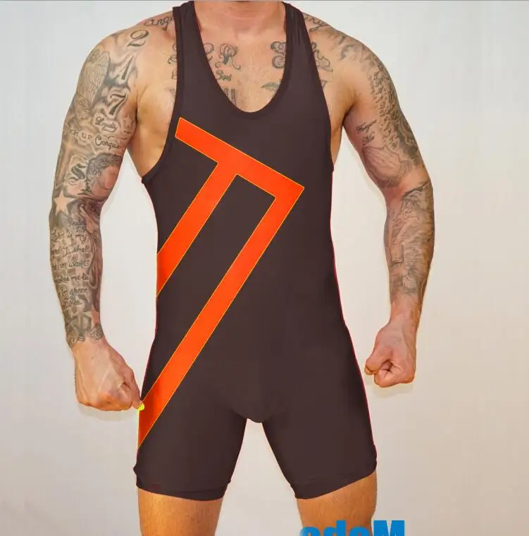 Медведь семь танков колготки на заказ Мужская Борцовка Singlet Профессиональный Тяжелая атлетика тренажерный зал наряд человек цельный купальник