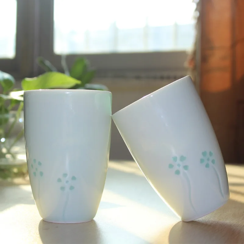 Высококачественная зеленая глазурованная керамическая кружка креативная