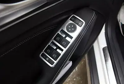 

For Benz ML W166 2012-2015 Chrome Door window control button Swith Cover Trim