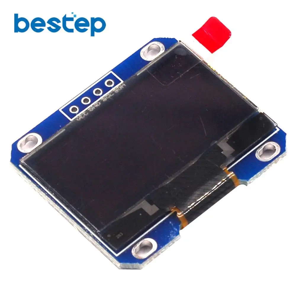 4PIN 1 3 &quot1 дюймов IIC I2C серийный 128x64 SSH1106 OLED ЖК-дисплей белый/синий экран модуль для