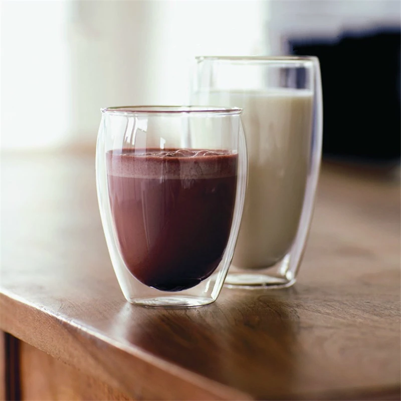 Дания Bodum двойными стенками Творческий из стекла кофе чашки чая сок кружка молока