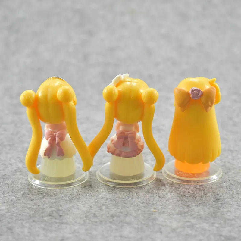 6 шт./компл. платье Сейлор Мун ver. Tsukino Usagi Serenity Sailor Mars Mercury Venus Jupiter PVC Фигурки игрушки