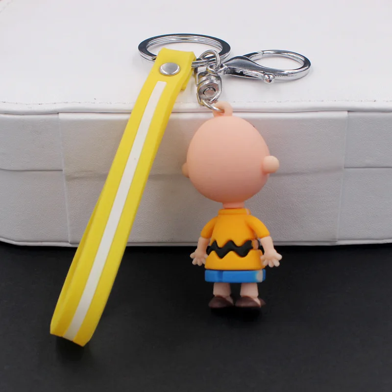 Новинка 2019 милый брелок с мультипликационным принтом Charlie Brown для дам креативная