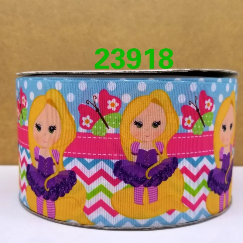 50 ярдов мультфильм печатных корсажная лента 23949 - Цвет: 23918
