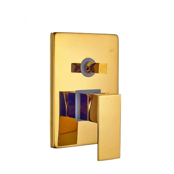 Смеситель с золотым покрытием 2 способа аксессуары для ванной комнаты бесплатная