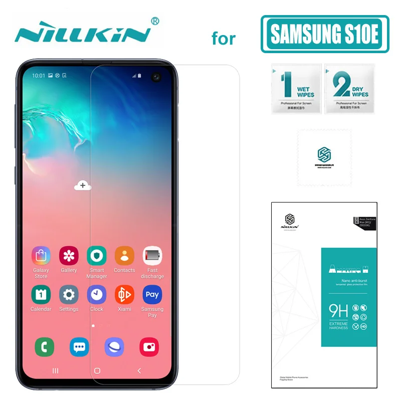 Стекло Nillkin 9H для Samsung Galaxy S10E жесткое ультратонкое закаленное стекло S10 E Защита