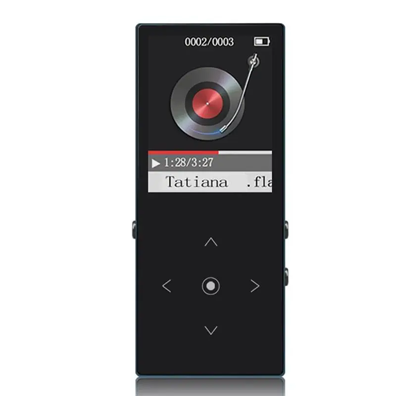 Bluetooth 4,1 MP3 плеер с сенсорной клавишей ультра тонкий 16 ГБ MP3 музыкальный плеер с 1,8 дюймовым цветным экраном без потерь звук с FM, рекордер