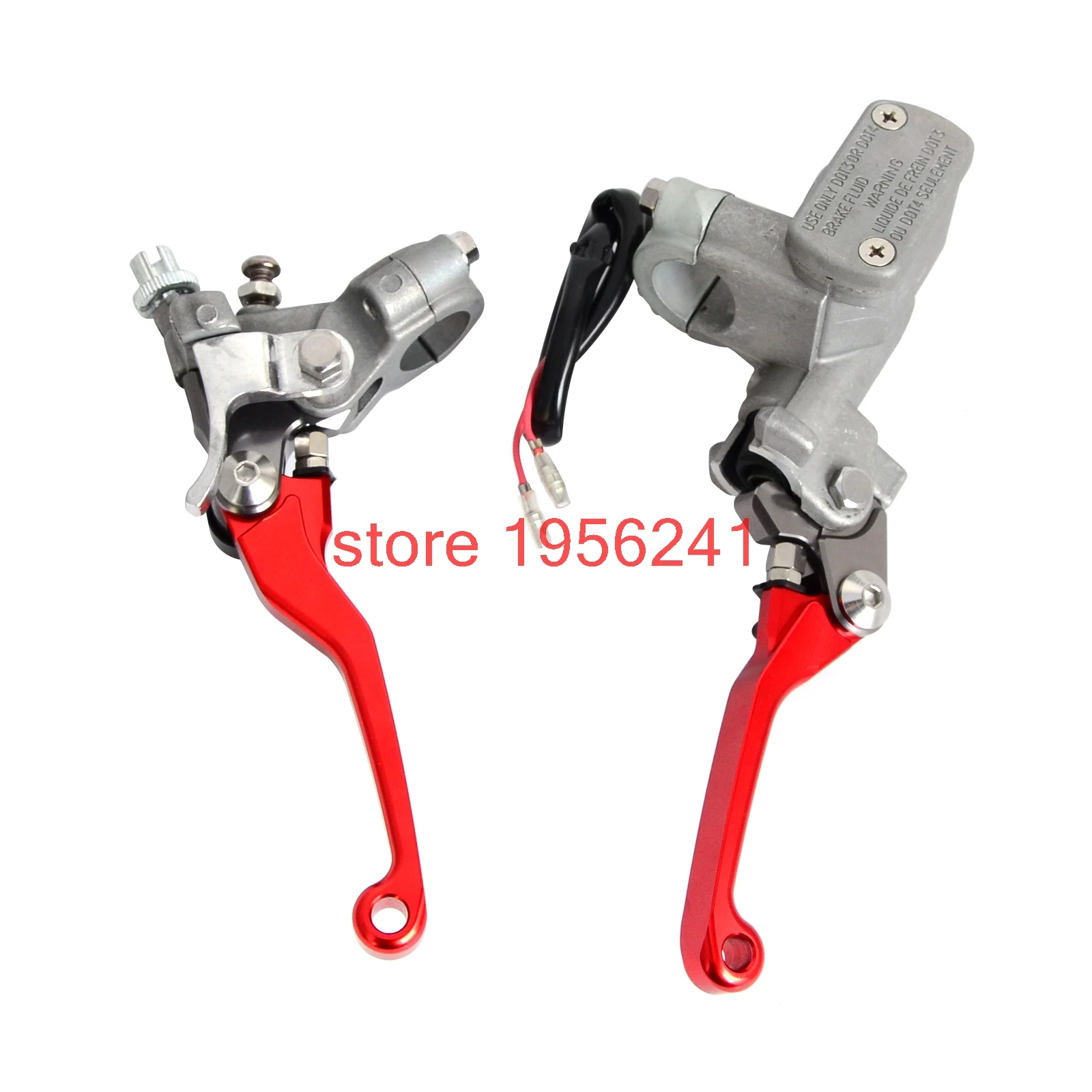 Красный главный цилиндр тормозной муфты рычаг для Honda CR125R CR250R CR500R CRF150R CRF250R CRF250X