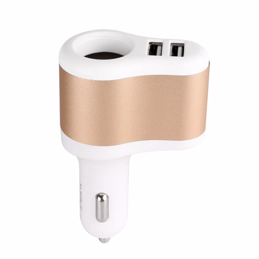 AOZBZ 2 зарядных порта USB разветвитель автомобильного прикуривателя гнездо