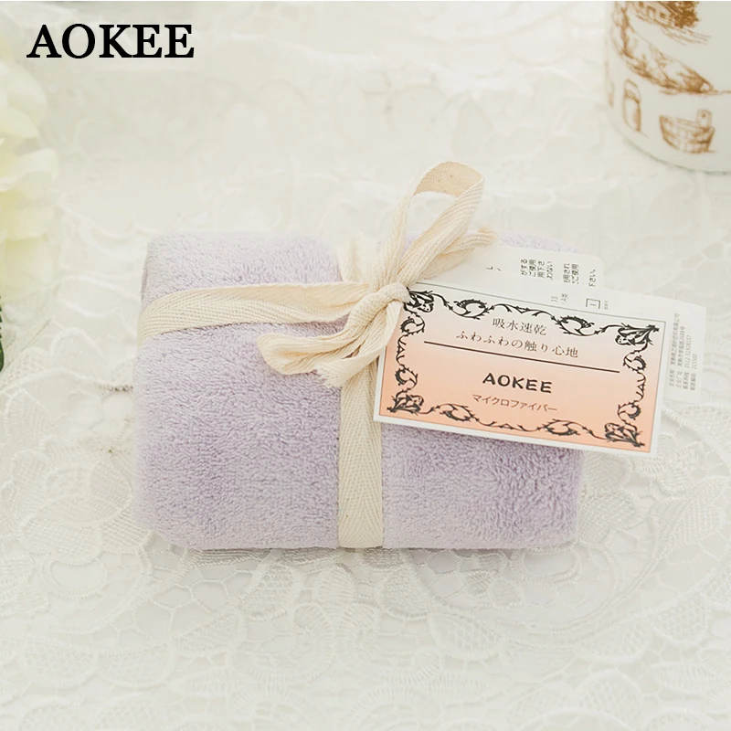 AOKEE бренд 34*80 см Высокое качество микрофибра банное полотенце для волос лица