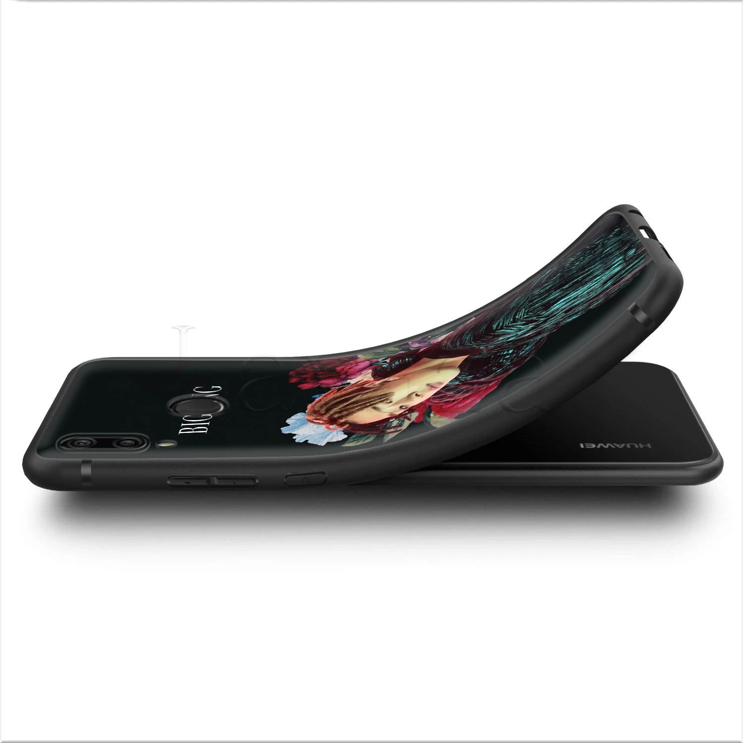 Чехол BIGBANG с цветами для Huawei Mate 10 P8 P9 P10 P20 P30 P40 Y7 Y9 Lite Pro Max P Smart Mini 2017 2019 2018|Бамперы| |