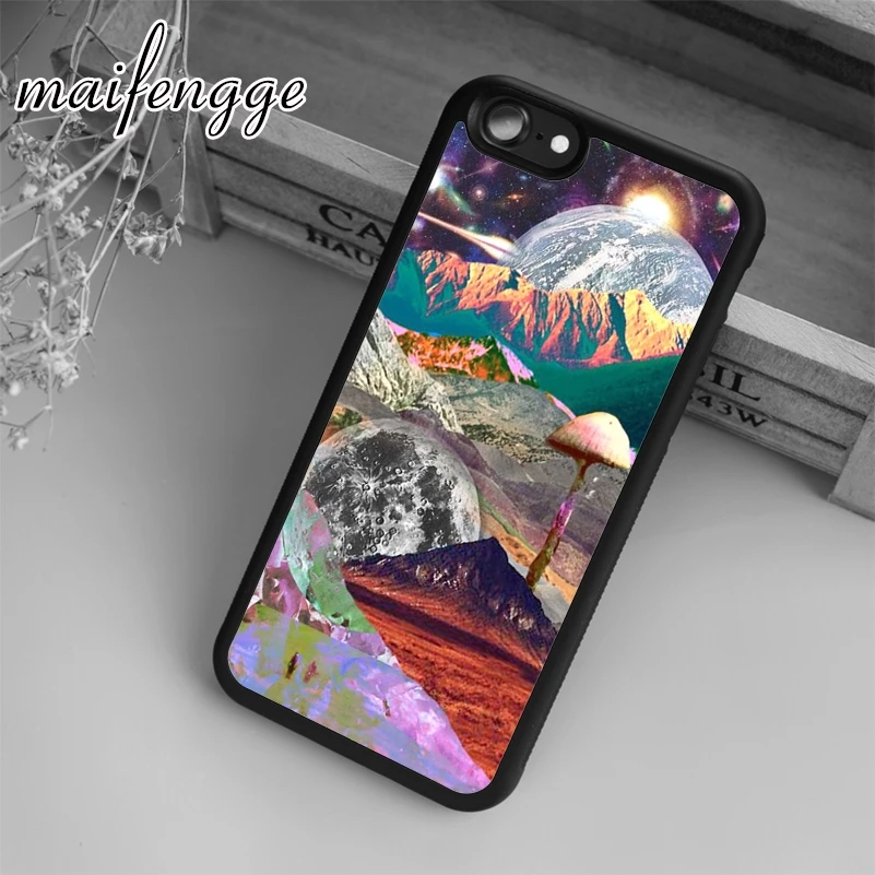 Maifengge Триппи психоделический препарат Космос абстрактный чехол для iPhone 5 6 7 8 plus 11