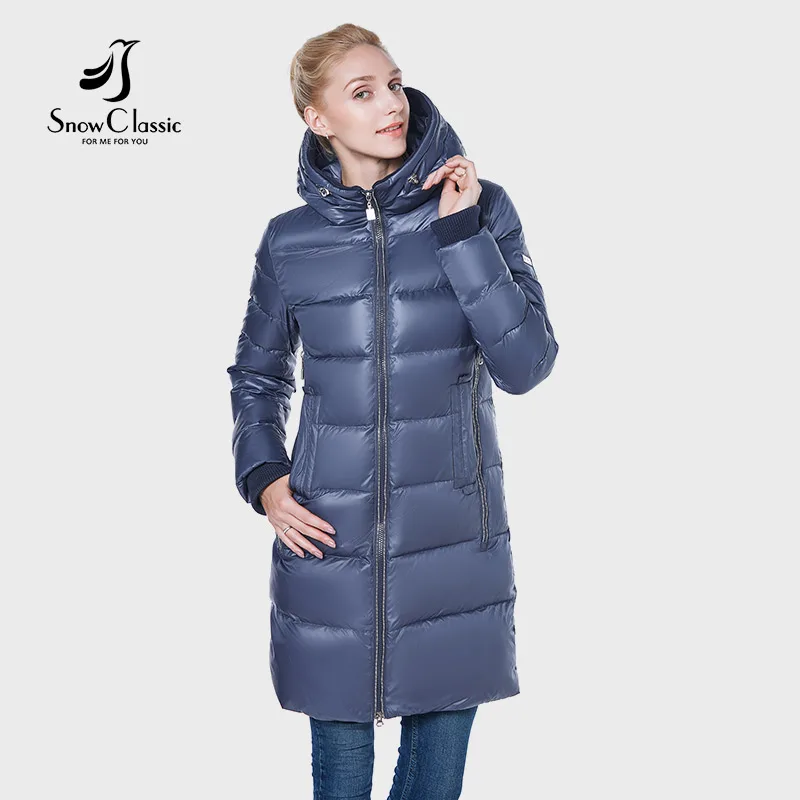 SnowClassic куртка женская camperas mujer abrigo invierno пальто женщин парка Icepeak толстые деталь украшения Европейский дизайн